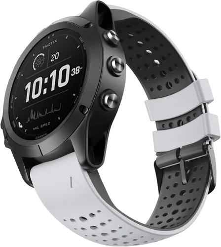 Miniatura 9 de NotoCity Correa de reloj de silicona de 0.866 in para Garmin Fenix 6, banda de ajuste rápido de 0.866 in para Fenix 8/8 Pro 1.850 in/Fenix 7/Fenix