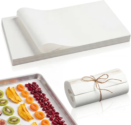 Miniatura 8 de Lincia Juego de 200 bandejas para liofilización, papel pergamino, accesorios de servicio de alimentos precortados con una sola pieza, compatibles
