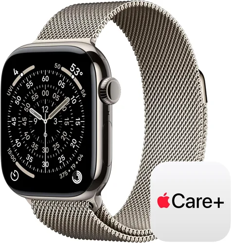 Miniatura 14 de Apple Reloj inteligente de la serie 11 [GPS de 1.654 in] con caja de aluminio plateado con correa deportiva de niebla morada - S/M. Puntuación