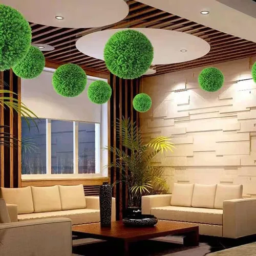 Miniatura 3 de Bola de planta artificial redonda de boj colgante para interiores y exteriores, hogar, boda, fiesta, hotel, porche frontal, decoración de plantas