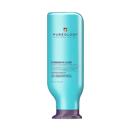 Pureology Acondicionador de curación de fuerza | Para cabello dañado y teñido | Suaviza y fortalece el cabello | Sin sulfatos | Vegano