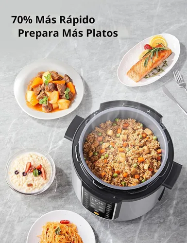 Miniatura 4 de COMFEE' Olla de Presion Olla de Presion olla antiadherente para yogur, olla arrocera de olla de cocción lenta, olla de cocción lenta y vaporera