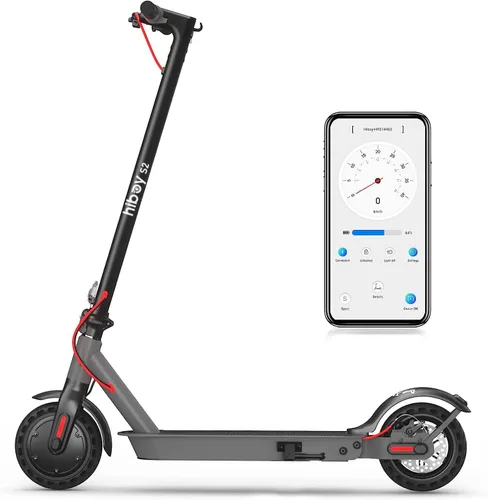 Miniatura 10 de Hiboy S2/S2 MAX Electric Scooter, 350/500W Motor, 8.5/10" Tires, 17/40.4 Miles Range E Scooter, 19 Mph Folding Commuter Electric Scooter for Adults