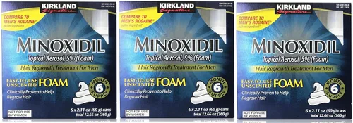 Miniatura 6 de Minoxidil en espuma Kirkland Signature, 2.11 onzas, 1.5 libras