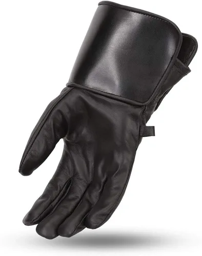 Miniatura 2 de First Mfg Co - Thanos - Guantes de cuero negros para hombre