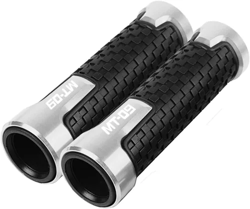 Miniatura 19 de Para Yamaha MT-09 FZ-09 2014 2015 2016 MT09 FZ09 MT FZ 09 Accesorios de motocicleta Manillar Grips Mano extremos Cap (Color : A Negro)