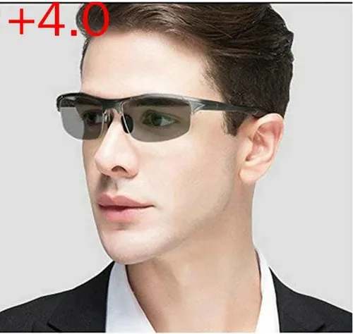 Miniatura 3 de Gafas de lectura de lente completa fotocromáticas al aire libre para hombres y mujeres gafas de sol deportivas cuadradas lectores 0 ~+4.00