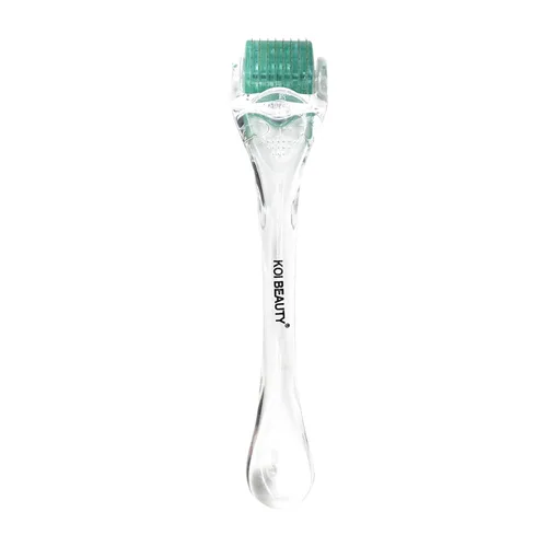 Koi Beauty Rodillo Derma profesional, 200 rodillos de microagujas de titanio individuales reales, rodillo de microagujas, herramienta de belleza de