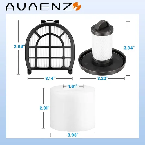 Miniatura 5 de Piezas de repuesto compatibles con Shark LZ600 LZ601 LZ602, LZ602C APEX UpLight Lift-Away DuoClean Aspiradora. Paquete de accesorios de cepillo