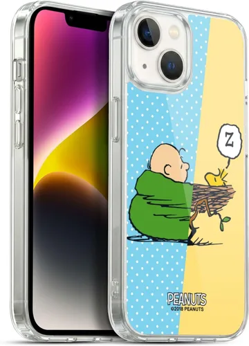 Miniatura 157 de Head Case Designs Funda de gel con licencia oficial de Peanuts Snoopy & Woodstock Halfs and Laughs [protección de grado militar] compatible