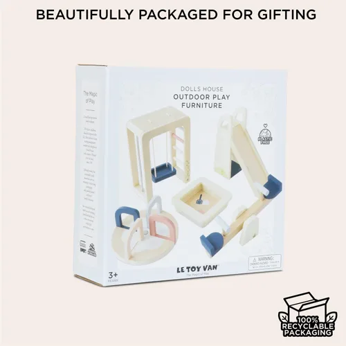 Miniatura 7 de Juego de muebles de exterior para casa de muñecas