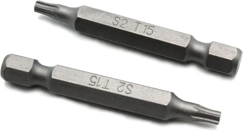 Miniatura 34 de TMAX Juego de puntas de destornillador de cabeza de estrella T6 Torx de 25 piezas, acero S2 de 6 puntos T-6 puntas de inserción de destornillador