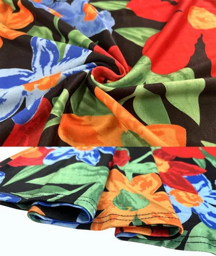 Miniatura 32 de SimpleFun - Vestidos de verano para mujer, camiseta floral, vestido de playa de estilo bohemio, informal, con bolsillos y sin mangas