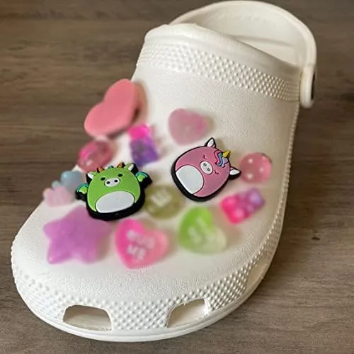 Miniatura 5 de Lindos dijes de cocodrilo de animales para adolescentes y niñas, paquete de 81622 unidades, dijes de Crocs para niños y niñas, dijes de zapatos