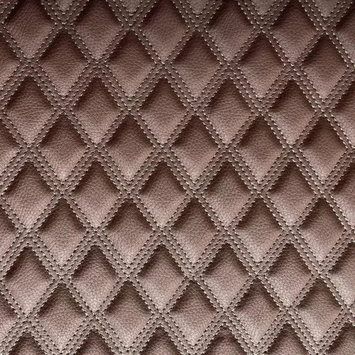 Miniatura 15 de Tela de espuma acolchada de vinilo, hilo de varios patrones, material de piel sintética, tapicería para muebles, cabeceros de muebles, tela