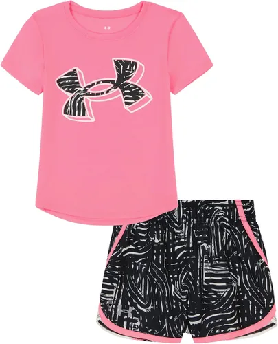Miniatura 26 de Under Armour baby-girls Short Sleeve Shirt and Shorts Set, Durable Stretch and Lightweight