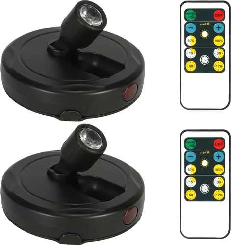 Miniatura 12 de Focos que funcionan con pilas, luz de imagen inalámbrica, iluminación de acento regulable, luces LED inalámbricas, luces adhesivas con control
