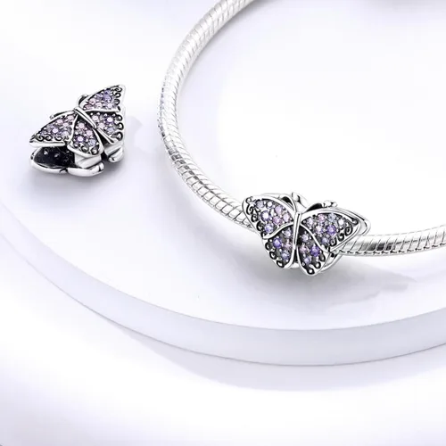Miniatura 21 de Hapour Dijes de plata de ley 925 para pulseras, collar, joyería europea, colgante de cuentas para mujeres y madres