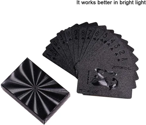 Miniatura 3 de Naipes de lujo 100% impermeables y flexibles, hechas de plástico, 52+2 póker