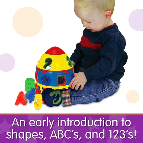 Miniatura 3 de The Learning Journey Aprendizaje temprano - Clasificador de formas de cohete - Juguetes y regalos para niños y niñas a partir de 12 meses - Juguete