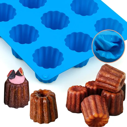 Miniatura 4 de Sidosir 3 piezas Molde para Copitas de Mantequilla de Maní, Molde de Silicona Mini para Tartaletas para Bombas de Grasa Tamaño Bocado, Molde