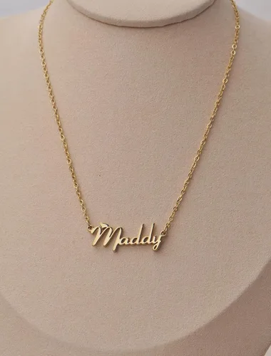 Miniatura 4 de Aoloshow Collar personalizado con nombre y pulsera hecha a medida con cualquier nombre, joyería de acero inoxidable para mujeres y mamás