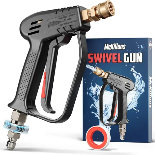 Miniatura 7 de Pistola de lavado a presión McKillans con cañón de espuma de boca ancha y adaptador M22-14mm - Pistola de lavado de espuma gruesa ajustable