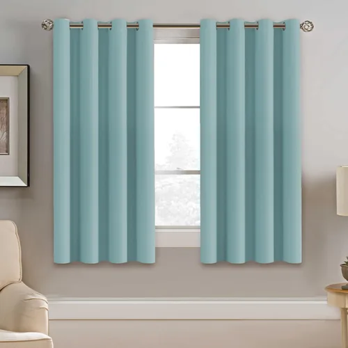 Miniatura 41 de H.VERSAILTEX - Cortinas blackout con aislamiento térmico y ojales en la parte superior, para patios, puertas correderas y división de habitaciones