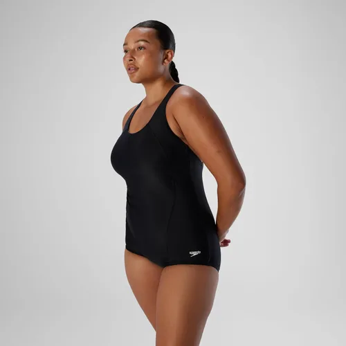 Miniatura 2 de Speedo - Traje de baño de una pieza para mujer, con costura de princesa, PowerFlex, Ultraback, corte conservador