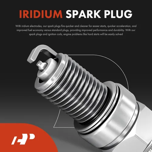 Miniatura 3 de A-Premium Juego de 4 paquetes de bobinas de encendido y bujías de iridio compatibles con Hyundai Accent 2006-2011 y Kia Rio Rio5 2006-2011, L4 1.4L