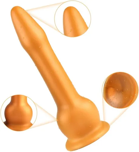 Miniatura 3 de Tapón anal de silicona líquida súper largo con ventosa fuerte, tapones anales impermeables, kit de entrenamiento anal para estimulación de masaje