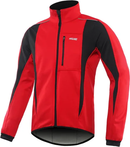 Miniatura 22 de Chaqueta térmica para ciclismo (tejido Softshell, resistente al viento, impermeable, 15K) de ARSUXEO