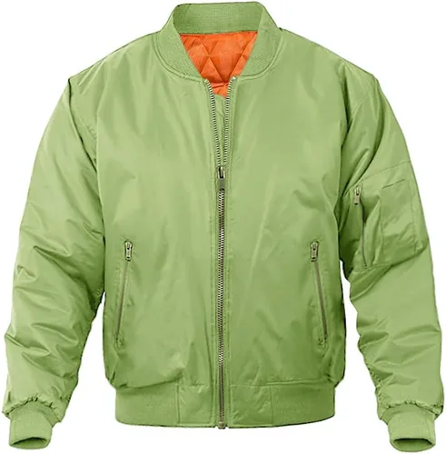 Miniatura 15 de MAGNIVIT - Chaqueta de aviador para hombre, informal, para otoño e invierno, chaqueta y abrigo militar