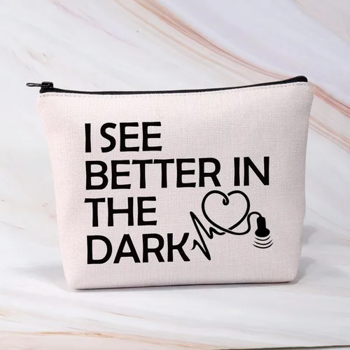 Miniatura 4 de BDPWSS Bolsa de maquillaje para ecografía, regalo para radiólogo, para ecografía, veo mejor en la oscuridad, regalo para técnico de ultrasonido, Ver