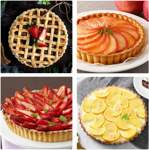 Miniatura 8 de Beasea Molde para Tartas de 9 Pulgadas con Fondo Desmontable, Molde Antiadherente para Tartas con Fondo Desmontable Molde Redondo para Pasteles