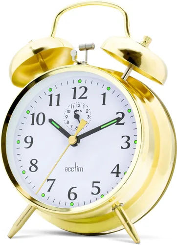 Miniatura 4 de Acctim CK0030 Reloj despertador de campana grande - Latón