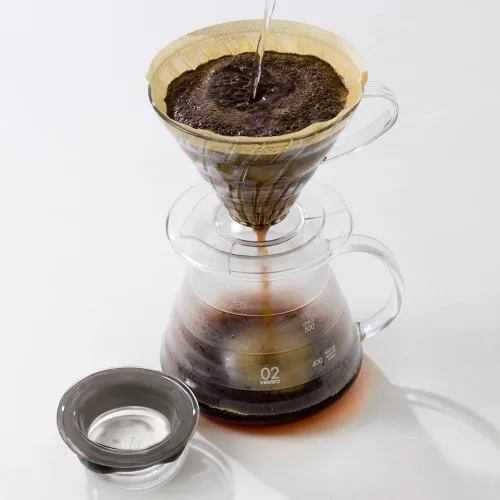 Miniatura 3 de Hario V60 Glass Range - Servidor de café, 12.2 fl oz, transparente
