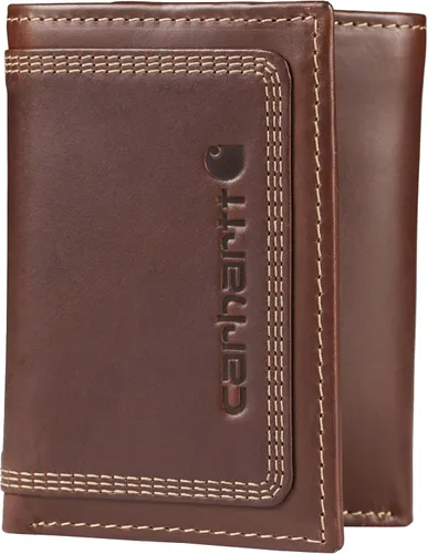 Miniatura 7 de Carhartt - Billetera resistente de cuero con triple puntada para hombre, disponible en múltiples estilos