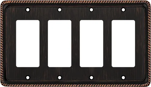 Miniatura 30 de Henne Bery Placa Decorativa de Pared con Borde de Cuerda Placa de Interruptor Cubierta de Tomacorriente