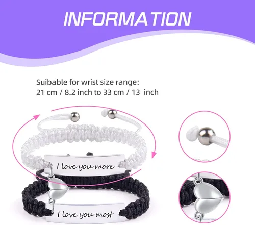 Miniatura 7 de Pulsera de amor para pareja