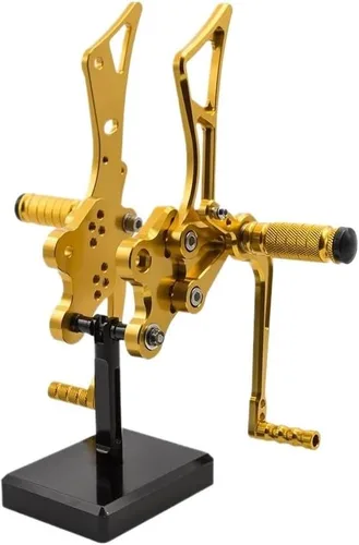 Motorbike Foot Rests For FZ1 For FZ8 For FZ For 1 For FZ For 8 2001-2005 Motorcycle Rearset Footrest Footpeg Footrest Pedals(Gold)