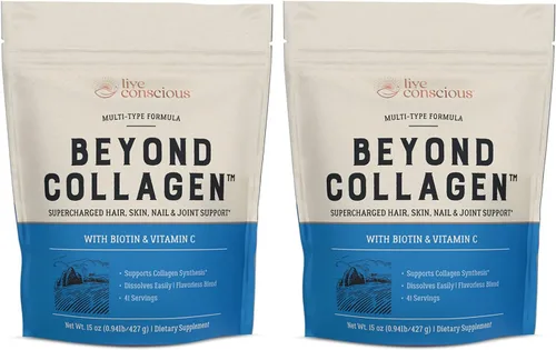 Miniatura 17 de Live Conscious Polvo de Péptidos de Colágeno – Polvo de Colágeno Hidrolizado de Origen Natural – Apoyo para el Cabello, la Piel, las Uñas