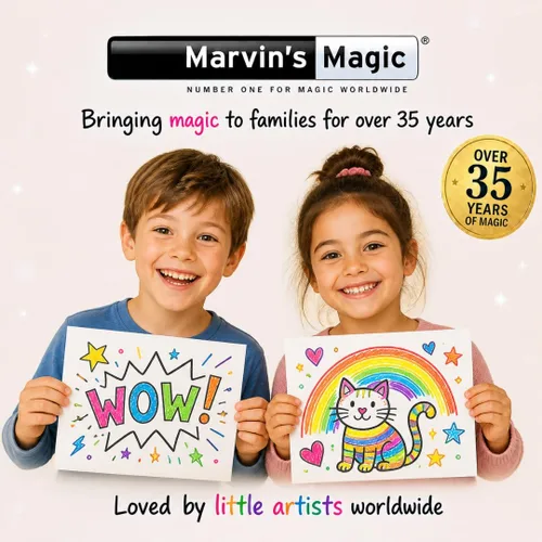 Miniatura 8 de Marvin's Magic - 30 increíbles bolígrafos mágicos - Arte de bolígrafo que cambia de color - Crea letras 3D, escribe mensajes secretos - Suministros