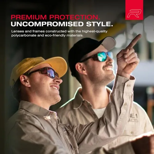 Miniatura 2 de Riley Navigator X - Gafas de seguridad antivaho, resistentes a los arañazos y a los impactos y bloqueo UV, marco completo ligero para el trabajo, al