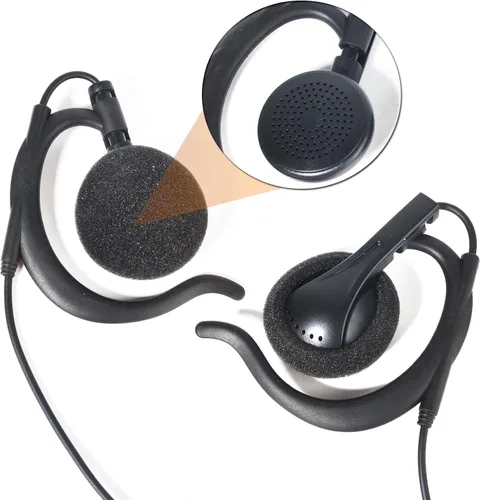 Miniatura 4 de HYS Auricular único con cable de 0.138 in para escuchar, auricular táctico, aplicación de la ley, guardaespaldas, seguridad, kit de auriculares