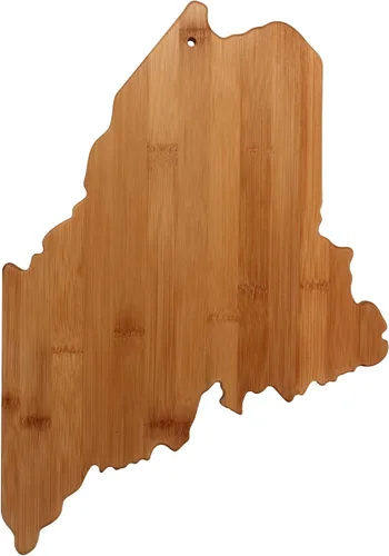 Miniatura 9 de Tabla para cortar y servir modelo Alabama de Totally Bamboo, de bambú 100%, para cocina y entretenimiento, Alabama, Marrón