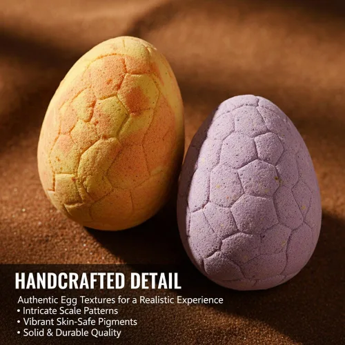 Miniatura 7 de Bombas de baño con sorpresa en el interior, paquete de 6/12 unidades de regalo de baño de burbujas gaseosas, huevo de dinosaurio y océano, bolas
