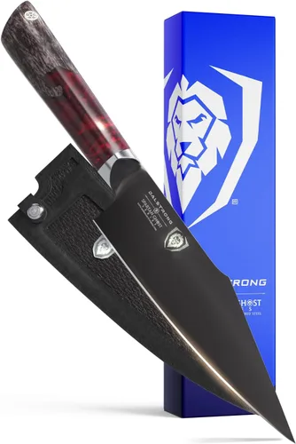 Miniatura 10 de Dalstrong Cuchillo de pelar – 4 pulgadas – Serie Spartan Ghost – Acero en polvo forjado americano premium S35VN – Hoja afilada – Cuchillo de cocina