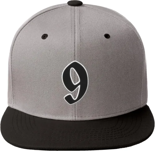 Miniatura 1579 de Daxton Gorra clásica con visera de billete plano con letras del alfabeto inglés antiguo de la A a la Z