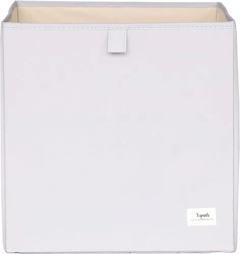 Miniatura 10 de 3 Sprouts Cubo de almacenamiento de tela reciclada, organizador plegable de 13 pulgadas para sistemas de estanterías de cubos, cubos para niños